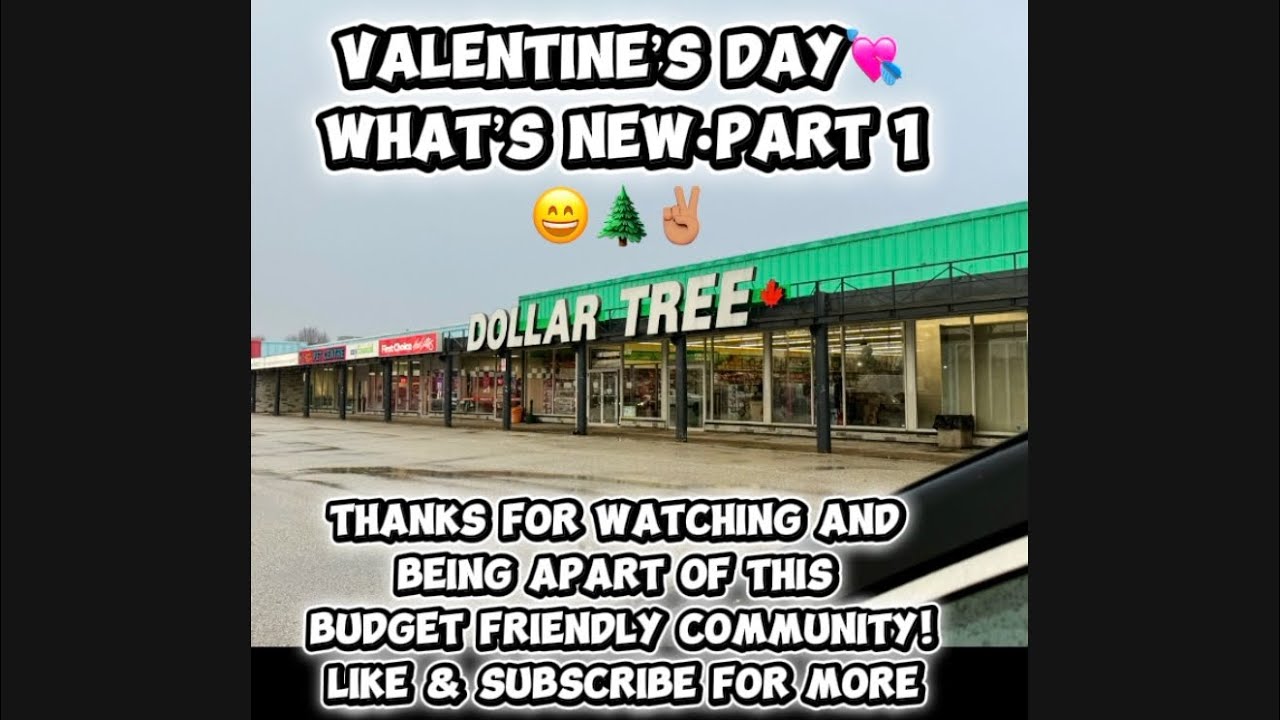 Dollar Tree•Valentine’s Day Finds💘Part One 