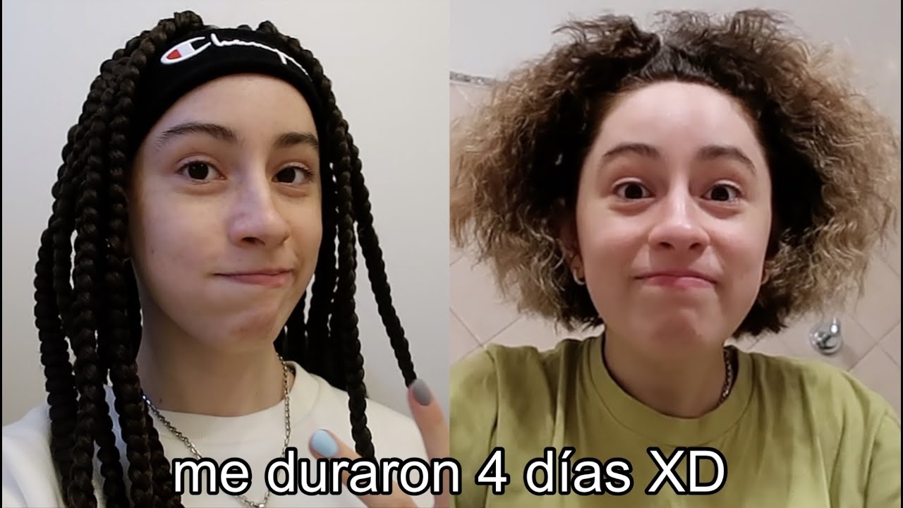 tuve una noche de delirio y me saque las trenzas como un loco