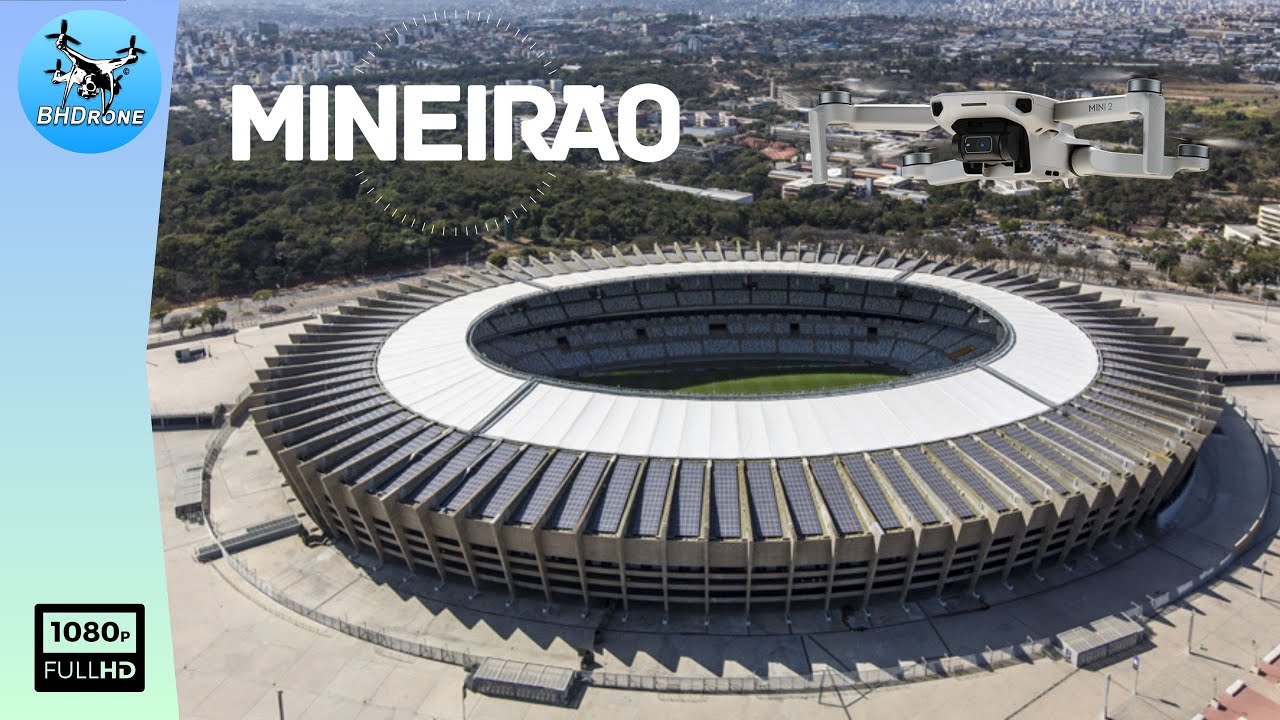 Est&aacute;dio do Mineir&atilde;o visto pelo drone em BH MG.