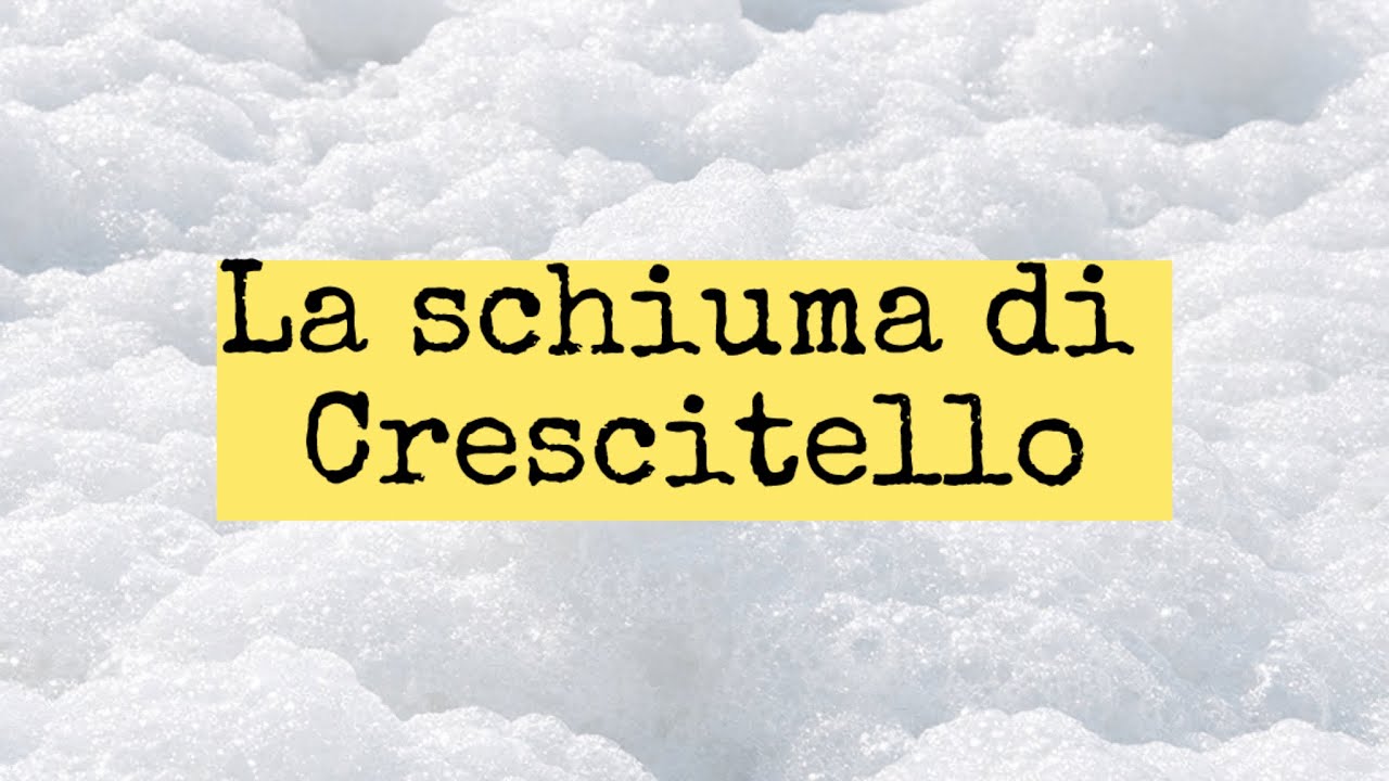 Intanto luii schiumaaaaa