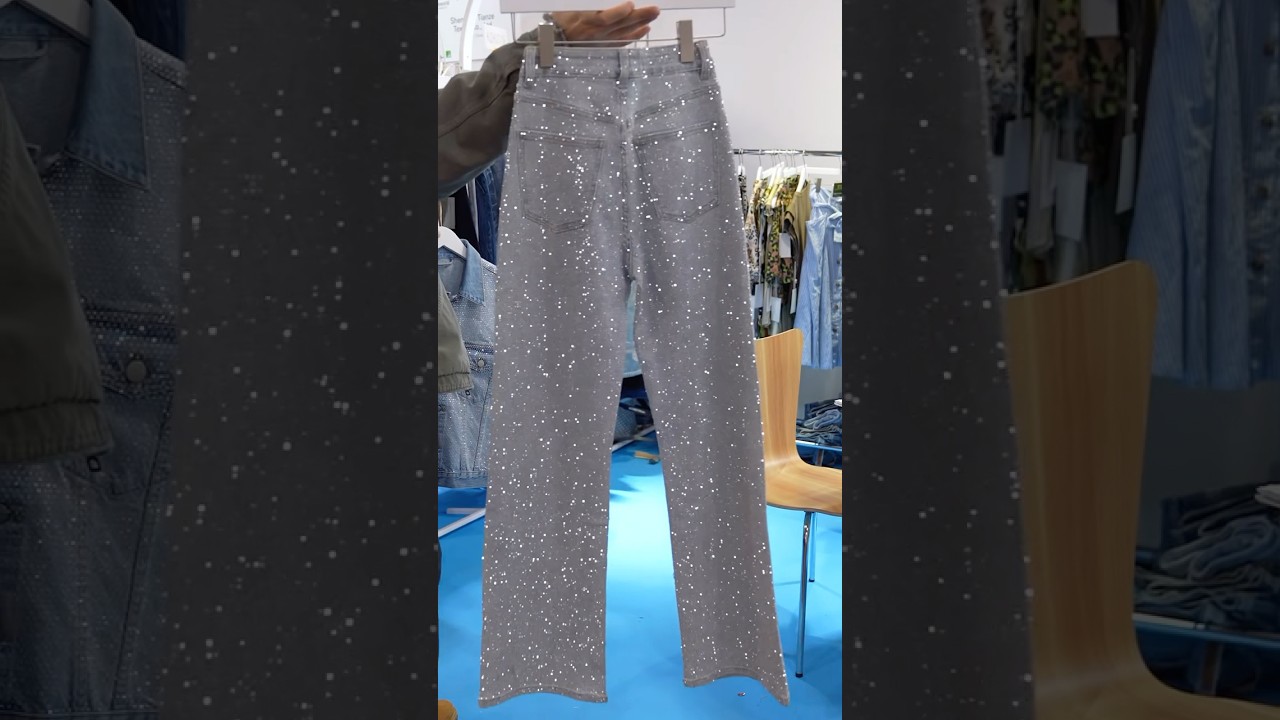 Джинсы со стразами 💎😮&zwj;💨