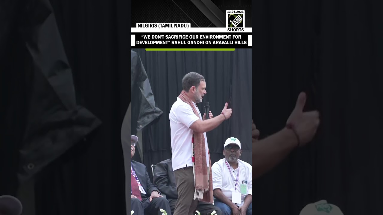 &ldquo;We don't sacrifice our environment&hellip;&rdquo; Rahul Gandhi after SC Order on Aravalli hills