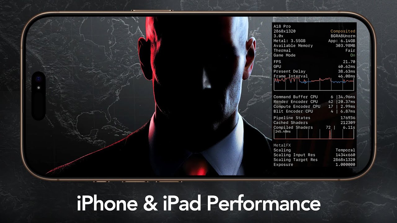 HITMAN World of Assassination iPhone and iPad - Performance Analysis