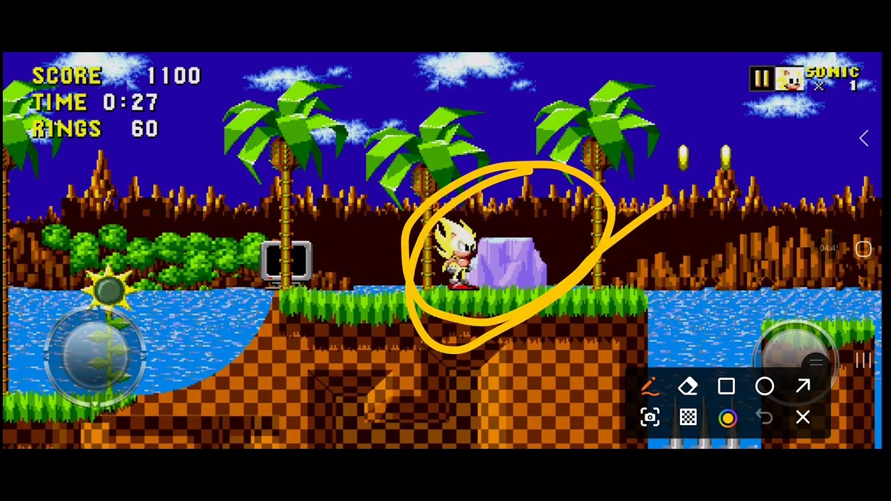 Como conseguir super sonic 1 super sonic 2 sin las esmeraldas en sonic 1 y 2