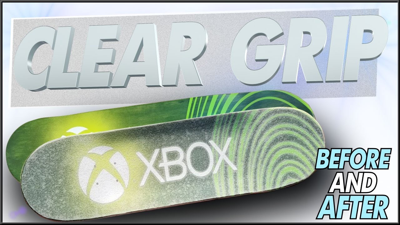 Clear Grip Tape Before & After