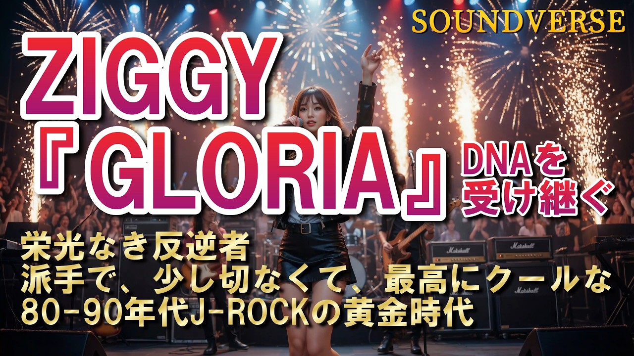 ▶ 最高にクールな80-90年代J-ROCKの黄金時代 ZIGGY『GLORIA』DNAを受け継ぐ洋楽◢ GOT NO GLORY：栄光はない【和訳】（完全版）栄光なき反逆者。派手で、少し切なくて。