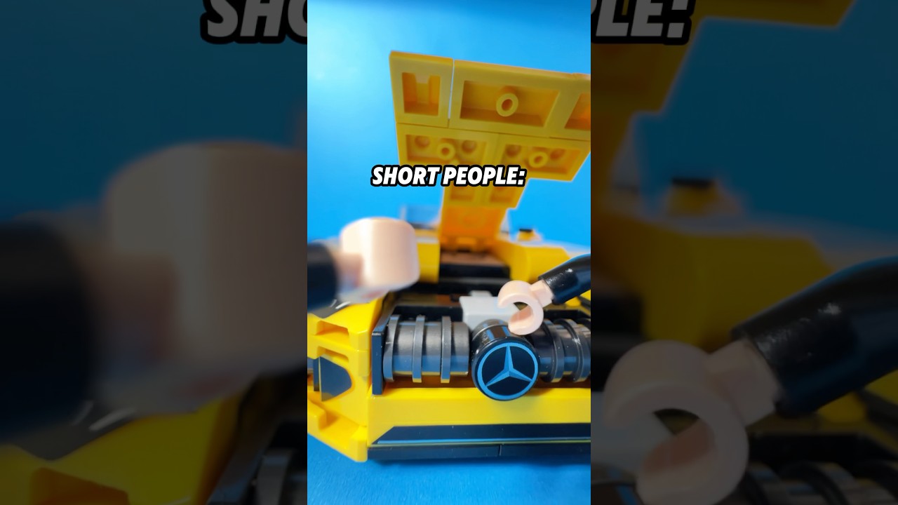 Niscy kontra wysocy ludzie z Lego | Testy samochod&oacute;w LEGO #samochody #lego #legocars #jdm #carleg...