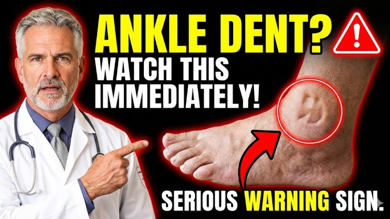 If Your Ankles Leave a Dent When Pressed, Watch This Immediately