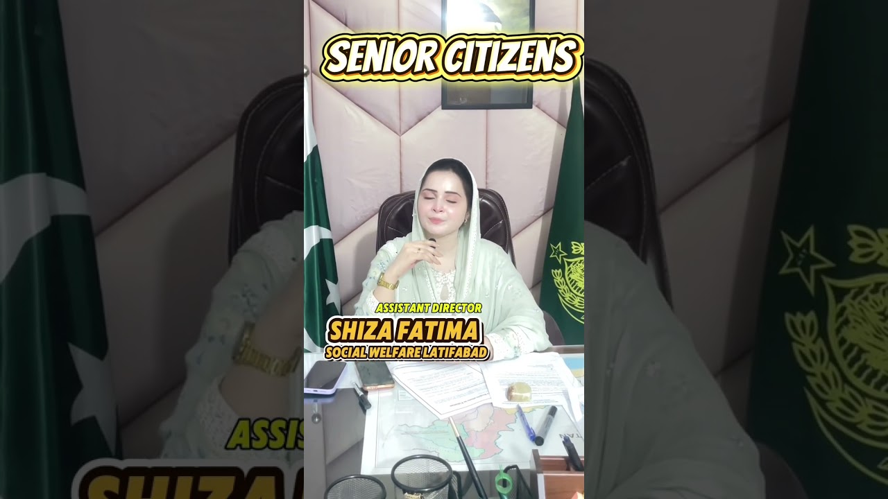 Initiative for Senior Citizens by Govt of Sindh