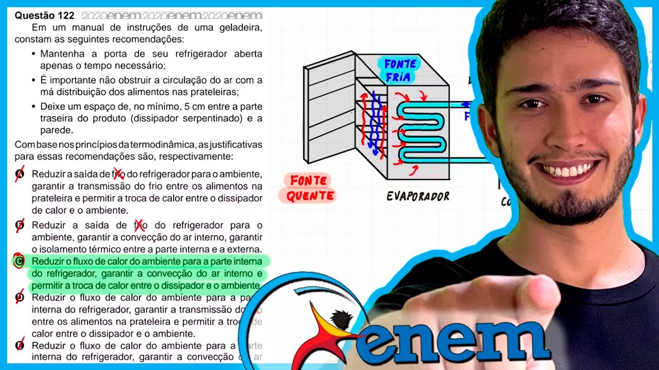ENEM 2020 PPL - Em um manual de instruções de uma geladeira, constam as seguintes recomendações: Man