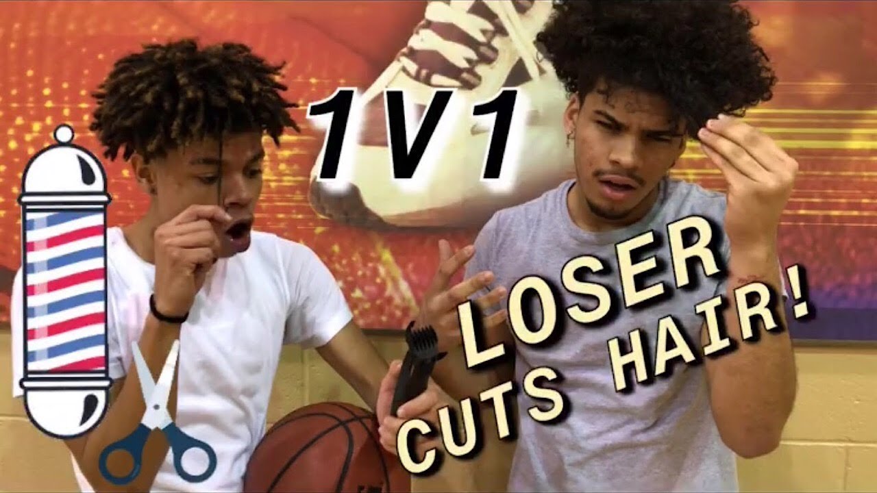 1v1 VS TRASHTALKER! FT. YRNDJ | LOSER CUTS ALL HAIR OFF😱