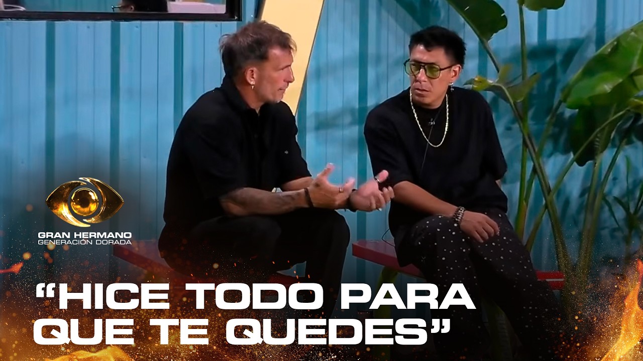 Martin le brinda apoyo a Brian minutos antes de la gala de eliminaci&oacute;n - Gran Hermano 2026