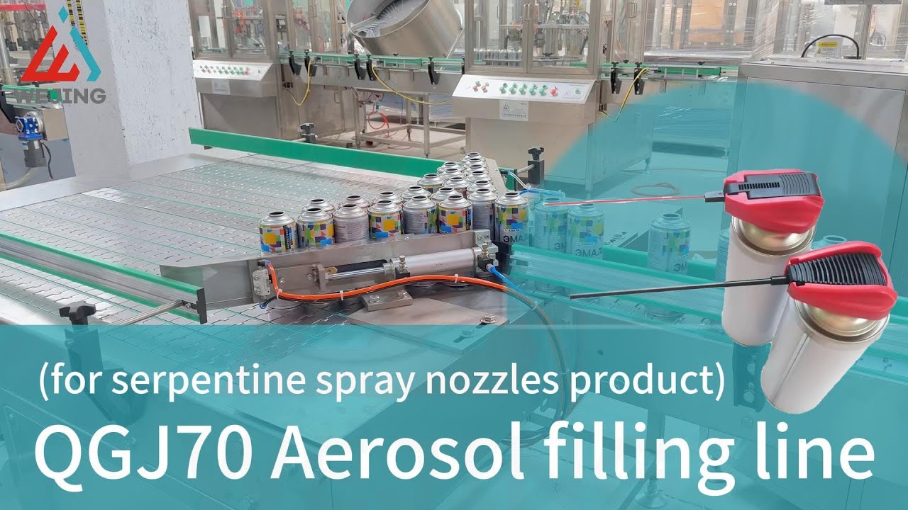 QGJ 70 Fully Automatic Aerosol Filling Production