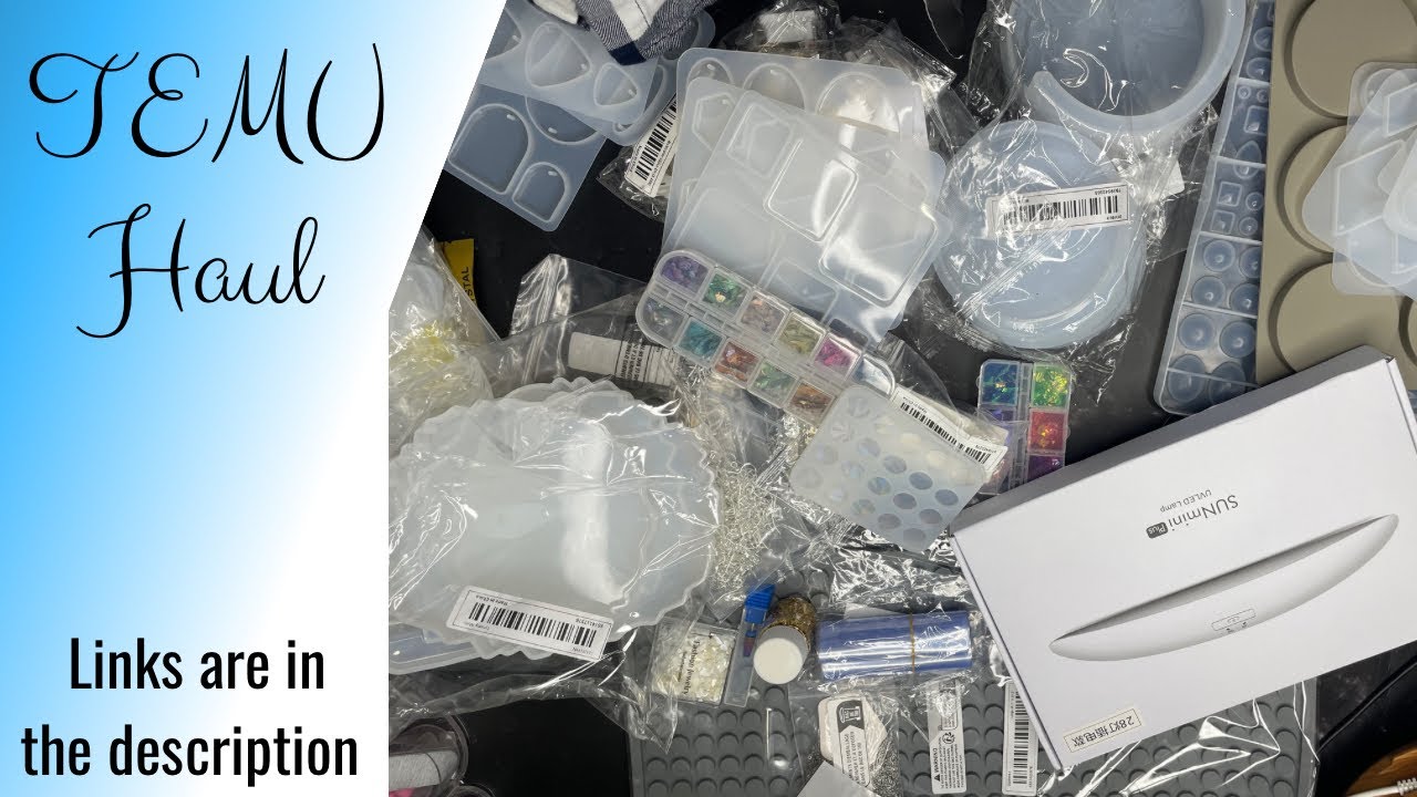 TEMU Haul | Affordable TEMU Resin Molds & Jewelry Supplies | Discovering TEMU Affordable Treasures |