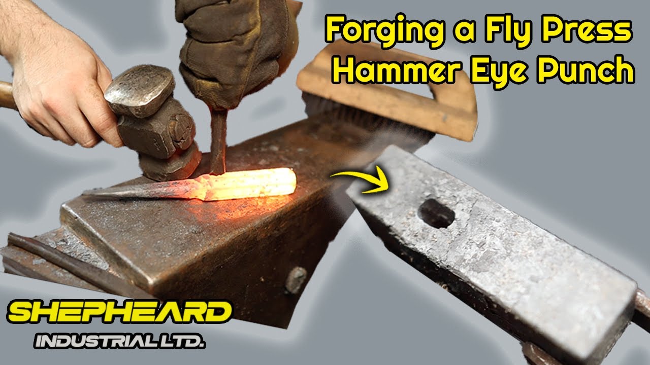 Forging a Hammer Eye Punch for the Flypress