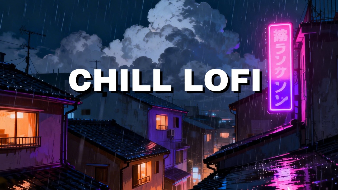 Walking Alone in Rainy Tokyo 🌧️ Chill Lofi Beats | 東京BGM