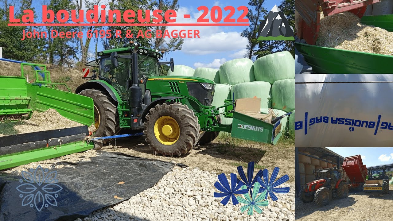 La boudineuse / ETA Guicherd / John Deere 6195 R / AG BAGGER - 2022