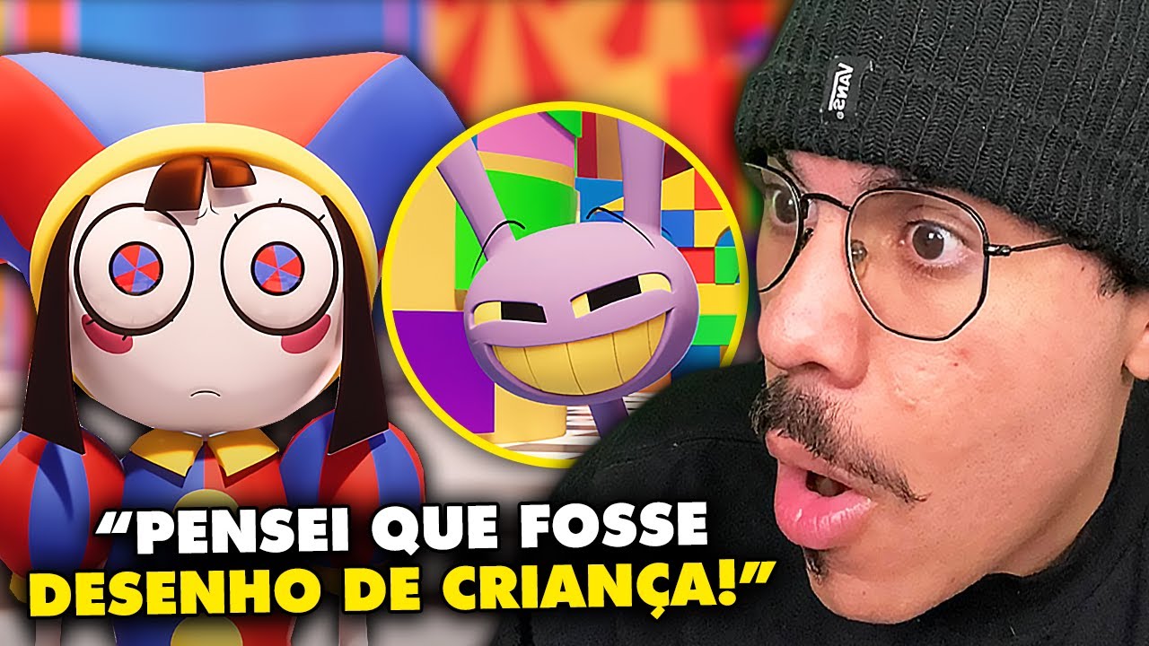 ASSISTI DIGITAL CIRCUS E ACHEI BIZARRO! | Michi Reage (O Incrível Circo Digital - Piloto)