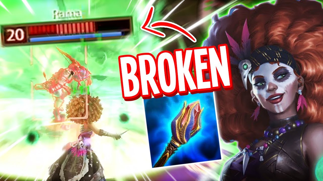This Item is BROKEN on Maman Brigitte in SMITE...