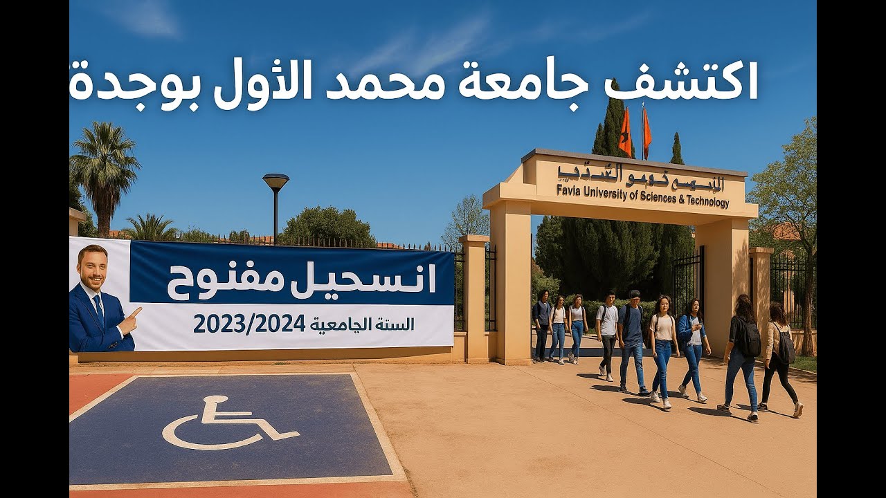 اكتشف الأجواء الرائعة أمام جامعة محمد الأول بوجدة ! ✨
