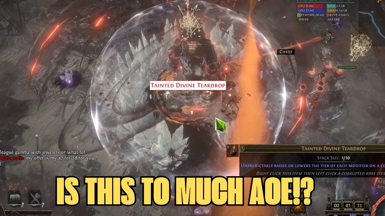 POE 3.26 IS THIS TO MUCH AOE!? MOWING SIMULATOR IN PATH OF EXILE ALVA EDITION