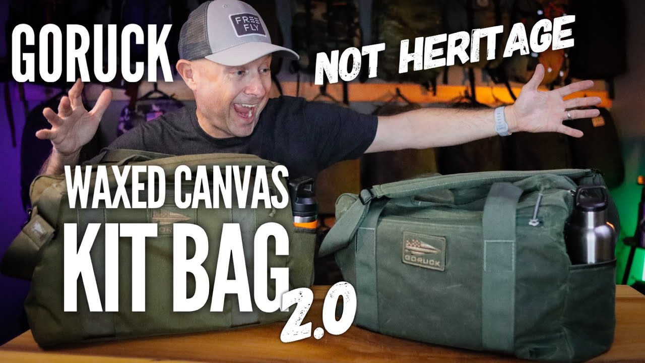 GORUCK Waxed Canvas Kit Bag 2.0? NOT a HERITAGE Bag? 🤔 What's the difference?