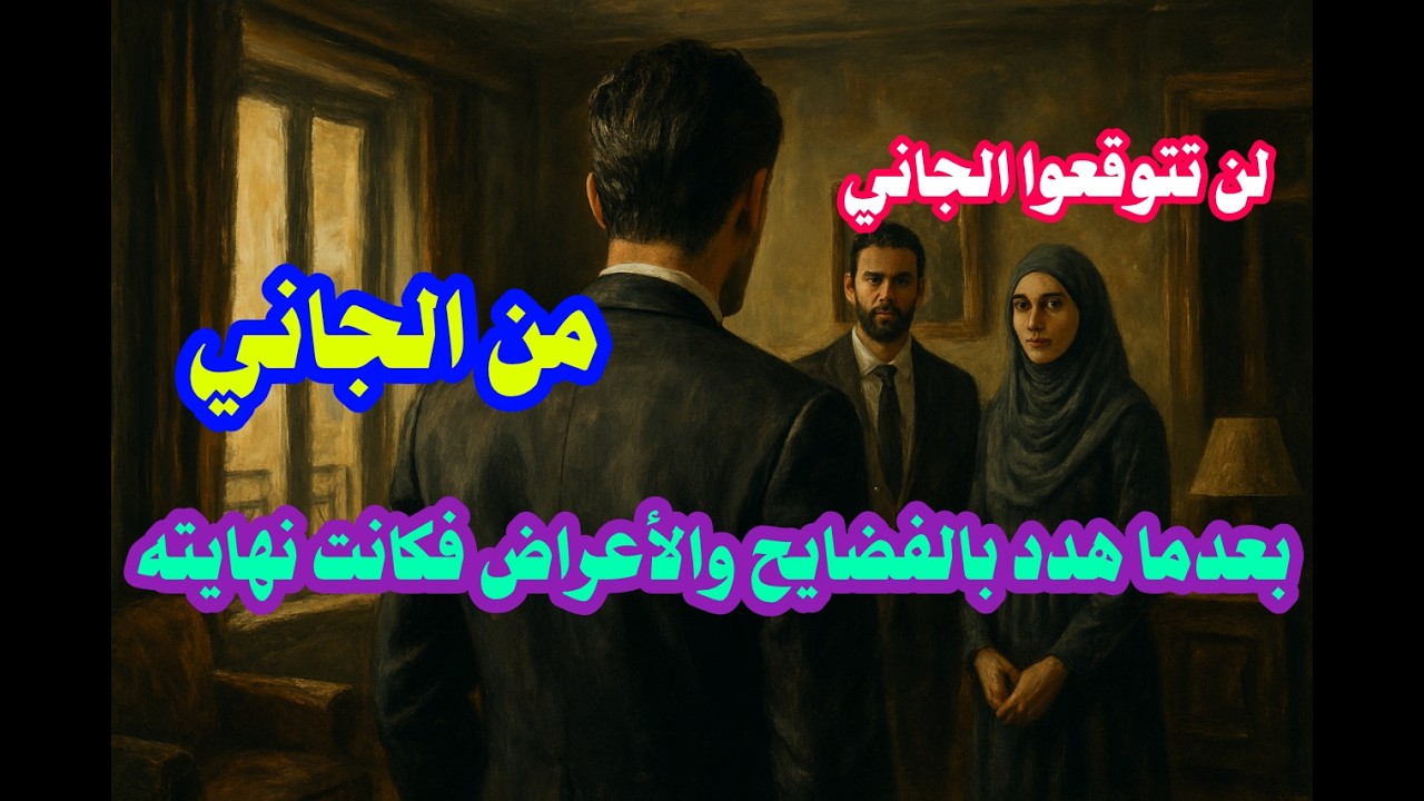 من الجاني حل لغز مقتل الرجل المبتز الذي هدد بفضايح واعراض وكانت نهايته والقاتل هيصدمك فعلا