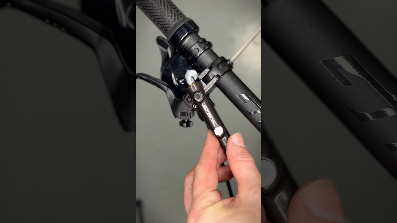 Did you know about Shimano&rsquo;s neat brake lever quick-release? Never remove your grips again! #mtb