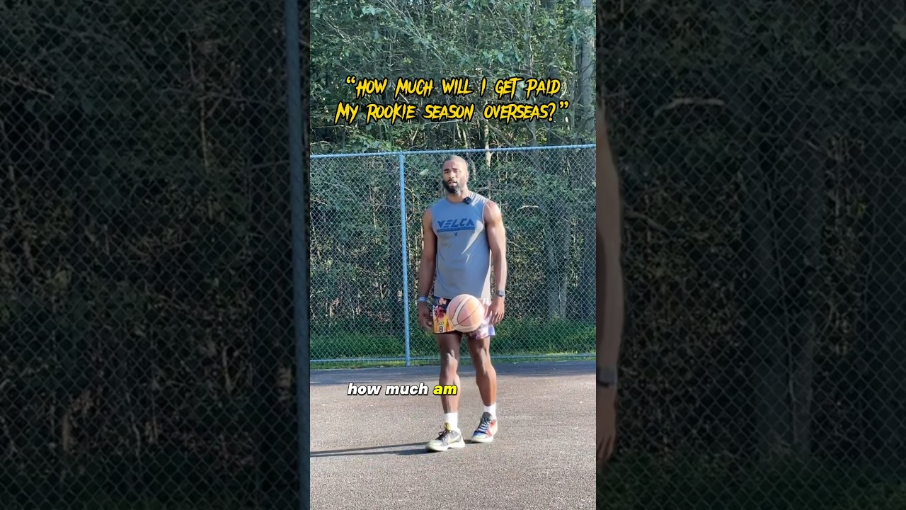 How much are you going to get paid as a overseas basketball player as a rookie #basketball #hoops