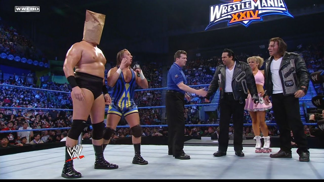 Jesse & Festus vs Deuce N' Domino: WWE SmackDown February 8, 2008 HD