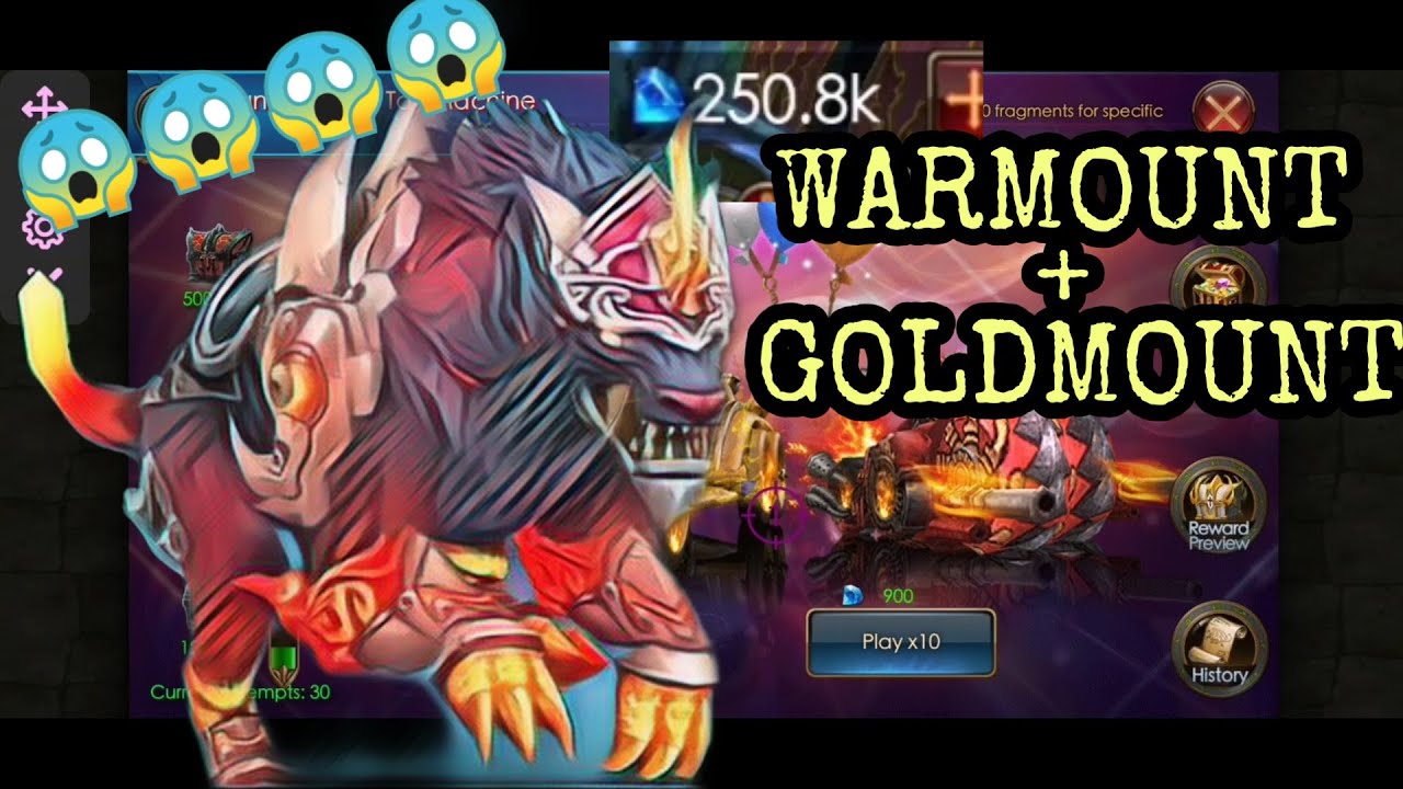 WARMOUNT AND GOLDMOUNT ACTIVATION | Legacy Of Discord - Furious Wings