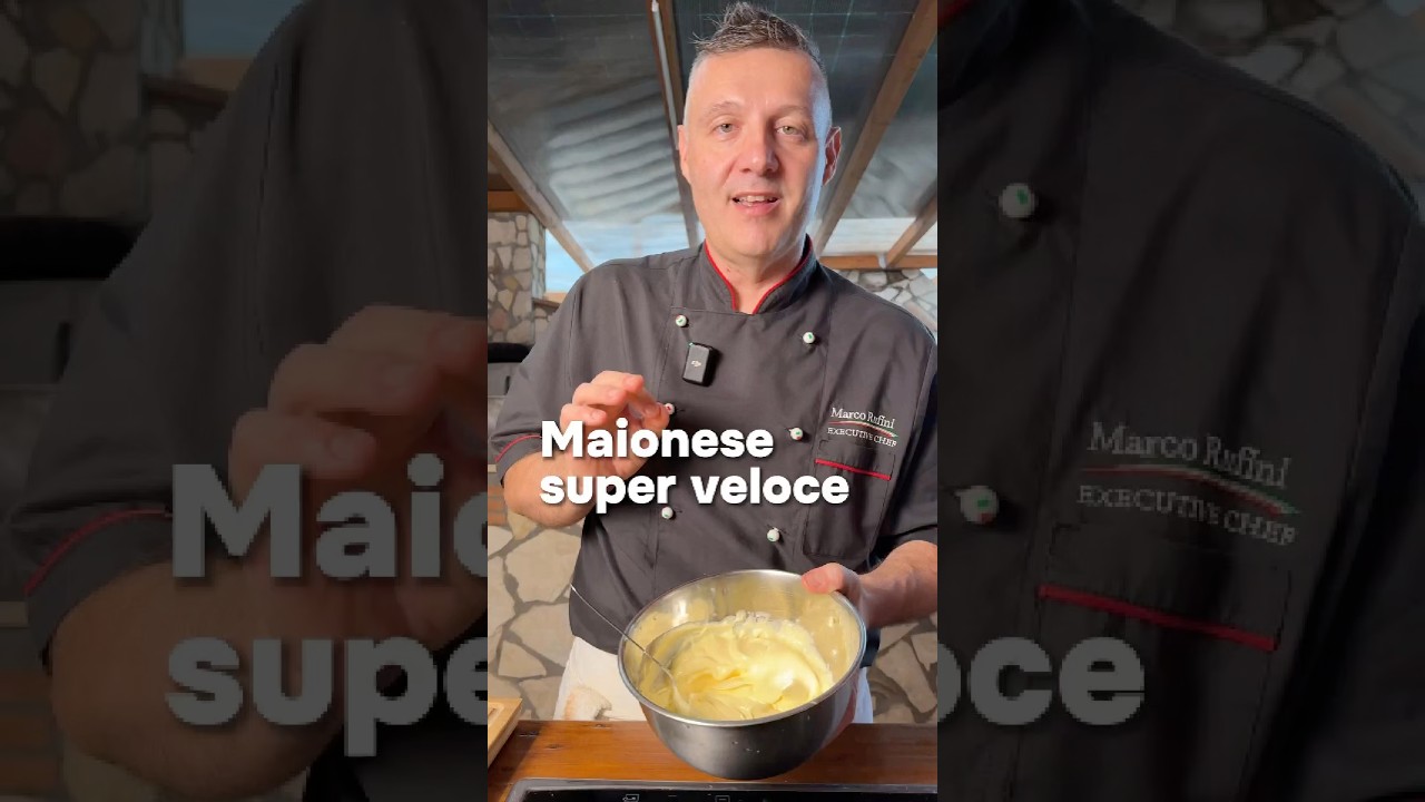 MAIONESE FATTA IN CASA! #maionese #maionesefattaincasa #maioneseveloce #chefrufini