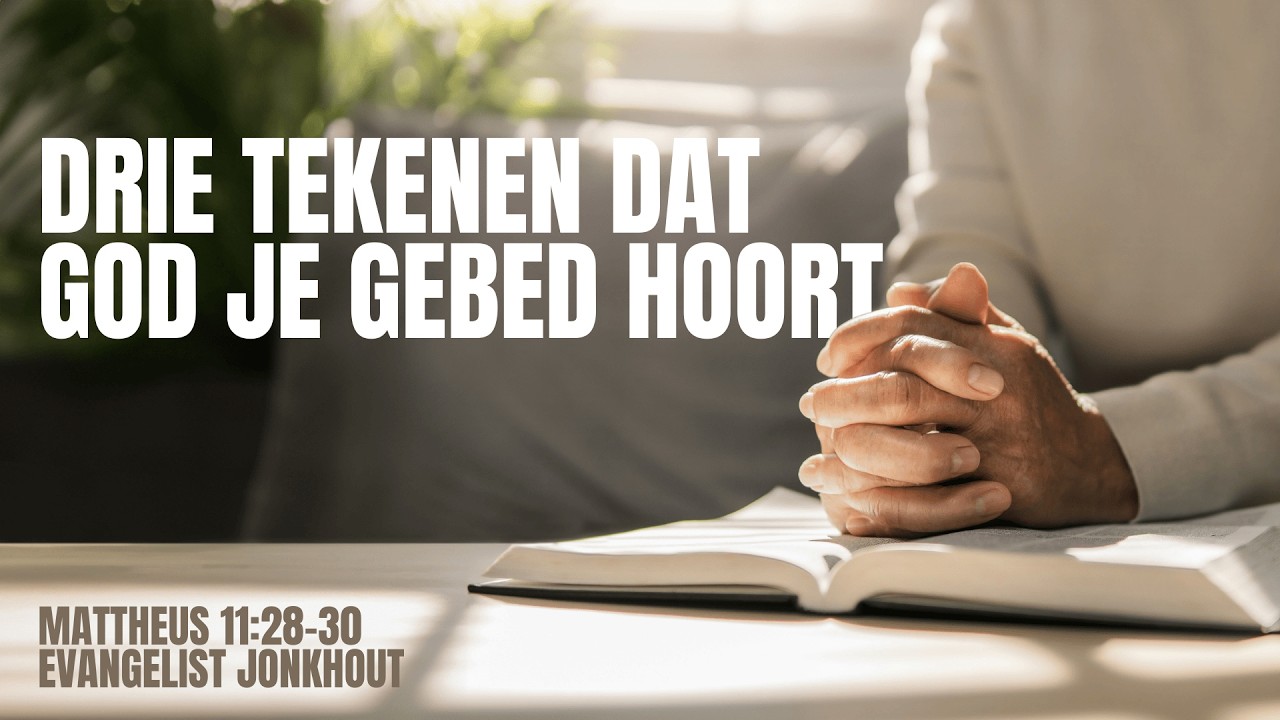 Drie tekenen dat God je gebed hoort | Edwin Jonkhout | Zaterdag 14-02-2026 19:30 | De Deur Breda