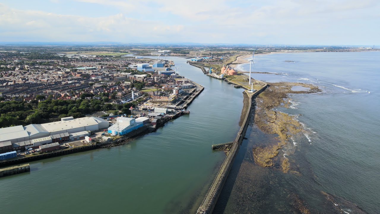 DJI MAVIC AIR 2 DRONE BLYTH PORT & SUNKEN SHIPWRECK
