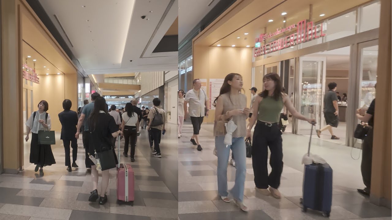 Nagoya Station Obon Rush 🚉 | Japan Walk & Trains