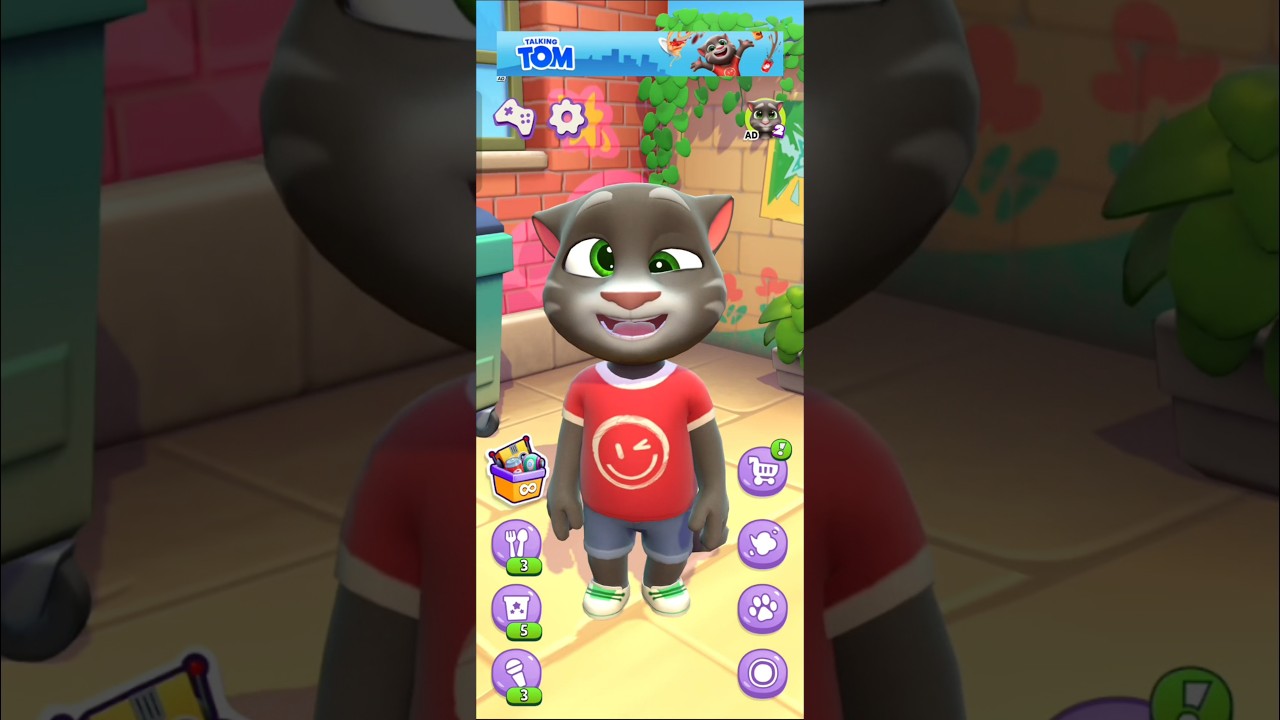 Talking  Tom live #talkingtom #talkingtom2 #trending #live #funnycats  #satisfying 😁