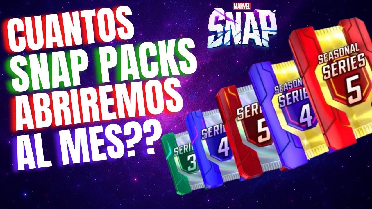 GUIA COMPLETA SNAP PACKS / PROS CONTRAS / RECURSOS AL MES/ MARVEL SNAP