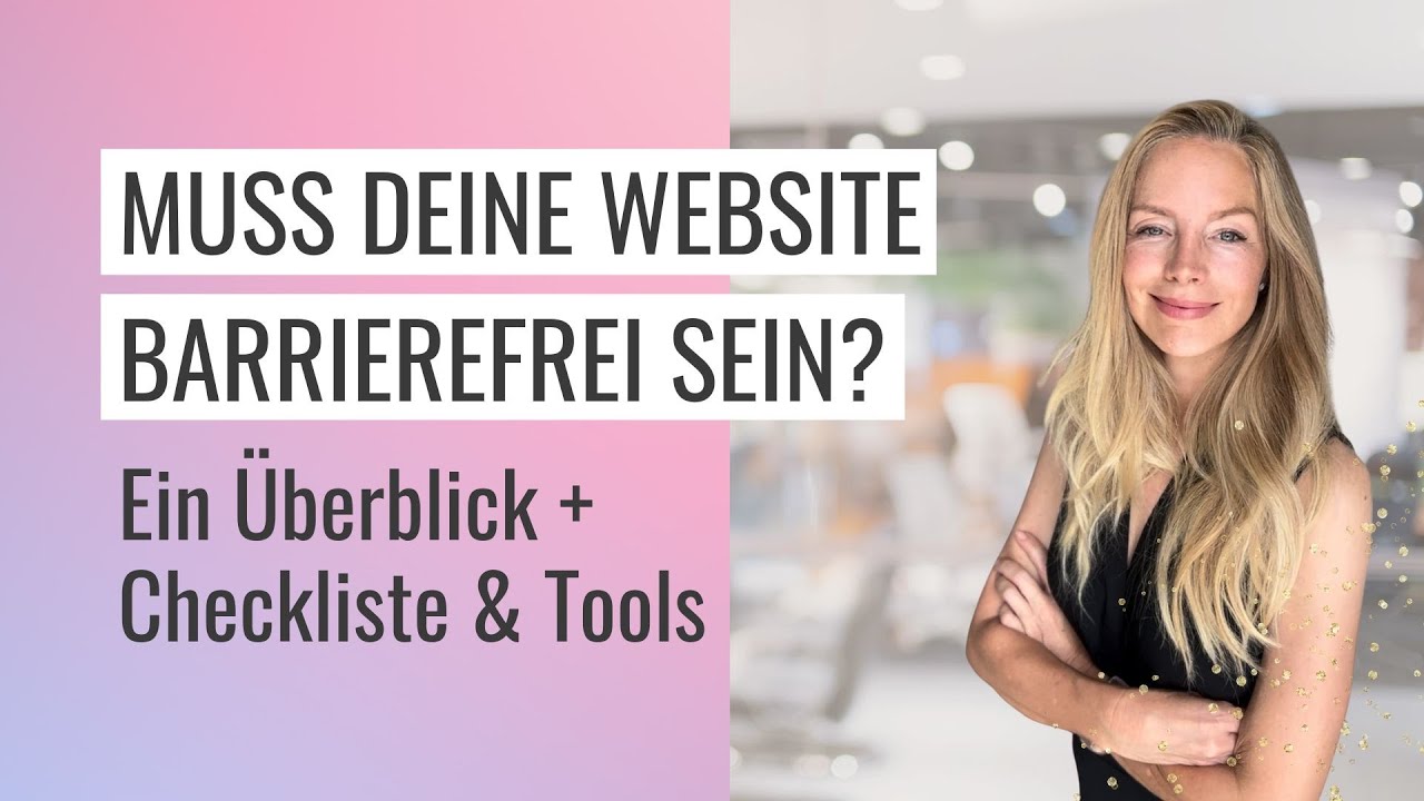 Muss meine Website barrierefrei sein? | Überblick | Tools