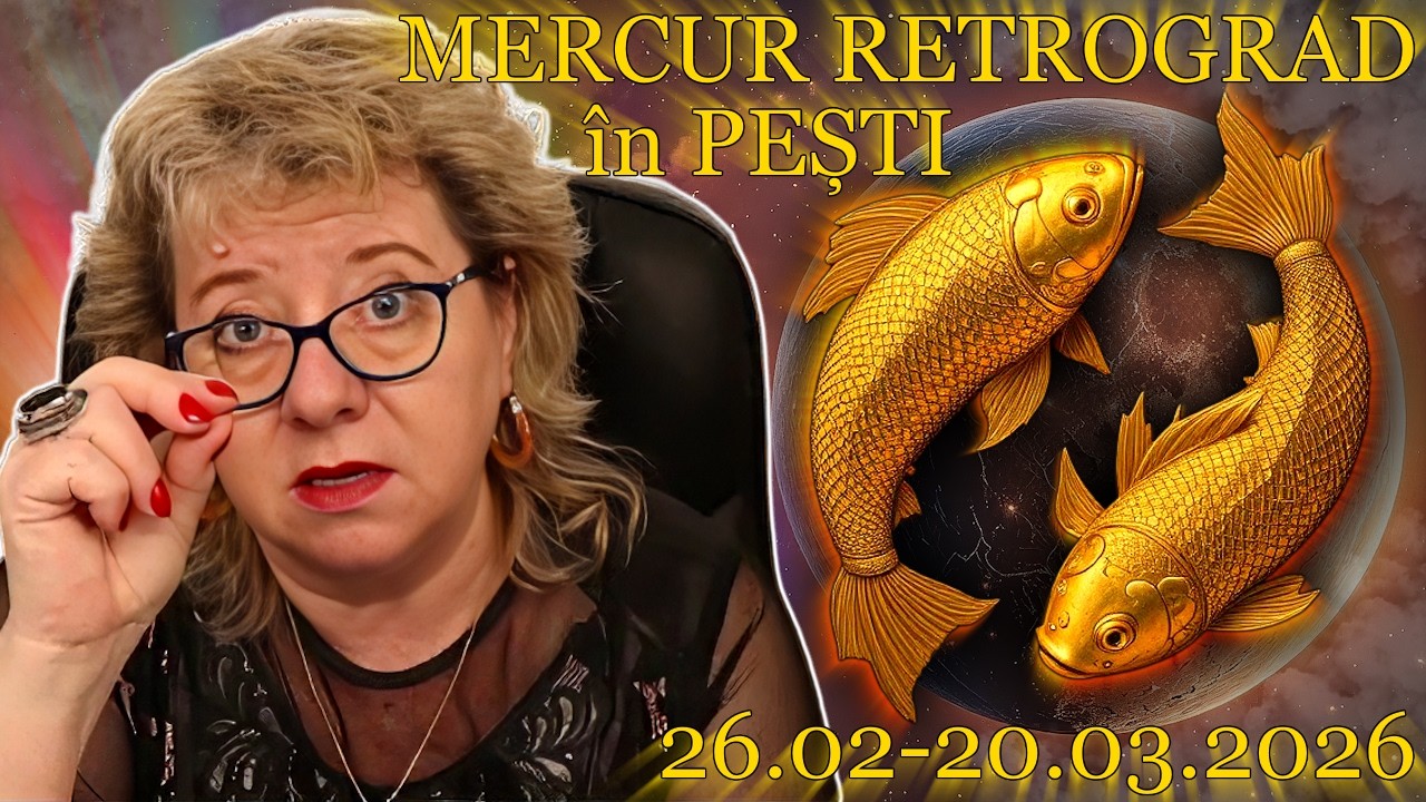 MERCUR RETROGRAD în PEȘTI - 26.02-20.03.2026
