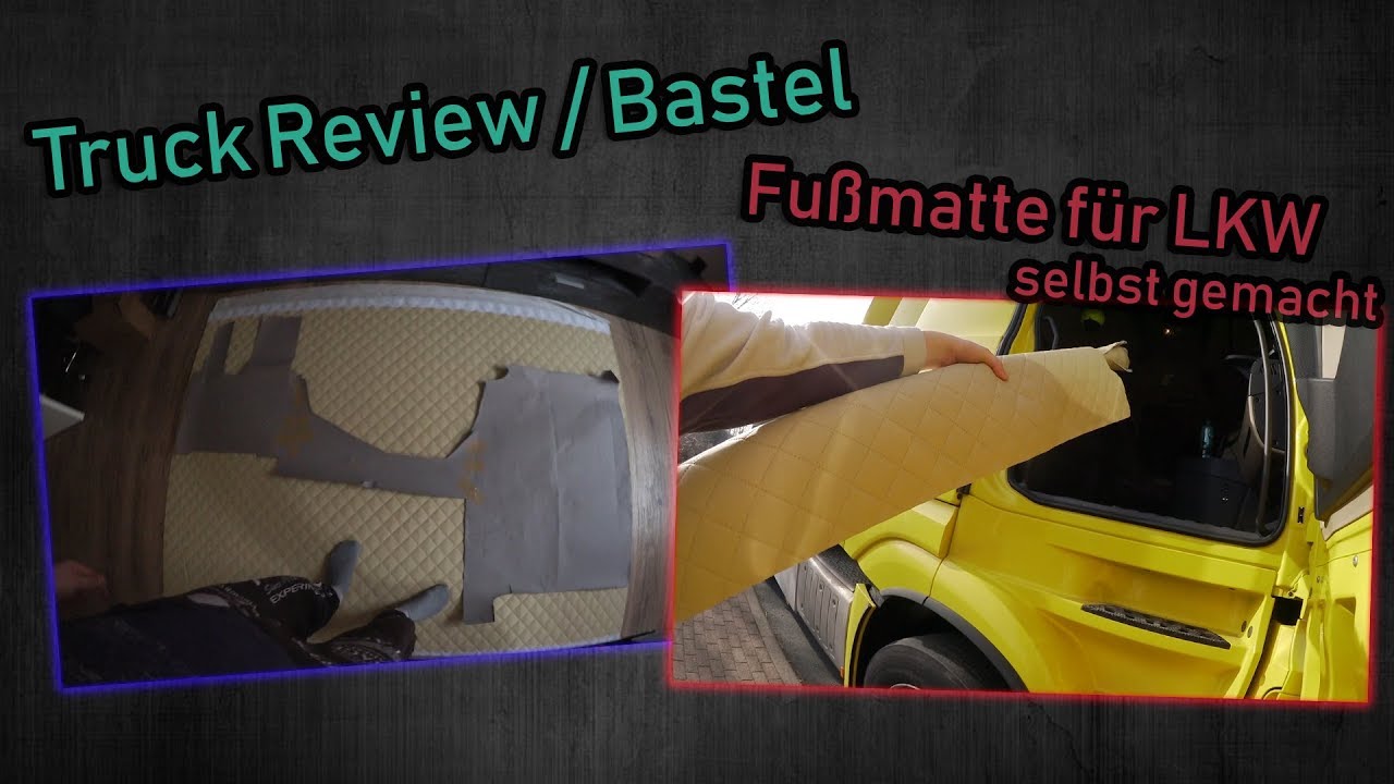 Truck Review/Bastel: LKW Fußmatte selbst gemacht | Jason Live