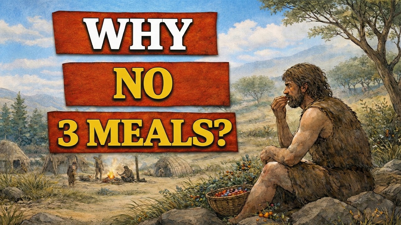 Why Humans Lived 200,000 Years Without 3 Meals a Day | History for Sleep