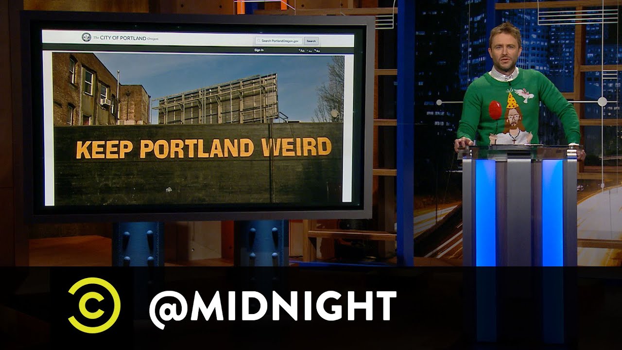 Meaghan Rath, Jak Knight, Andrew Santino - Portland Five-0 - @midnight with Chris Hardwick
