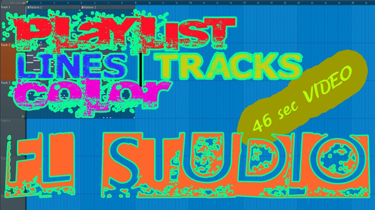 How to Change the Line Color in FL Studio Playlist / Tips and Tricks for Beginners [Newbies Guide]