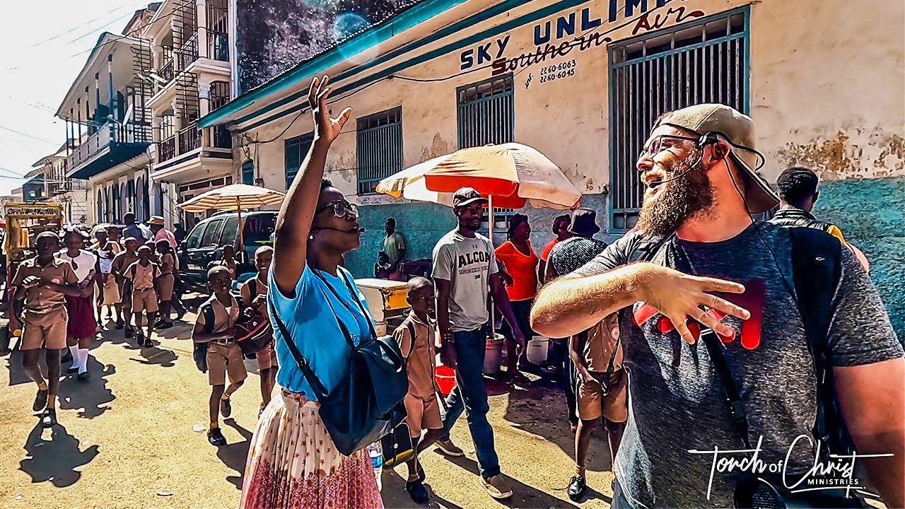 Preaching against witchcraft and voodoo in Haiti's Cap Haïtien