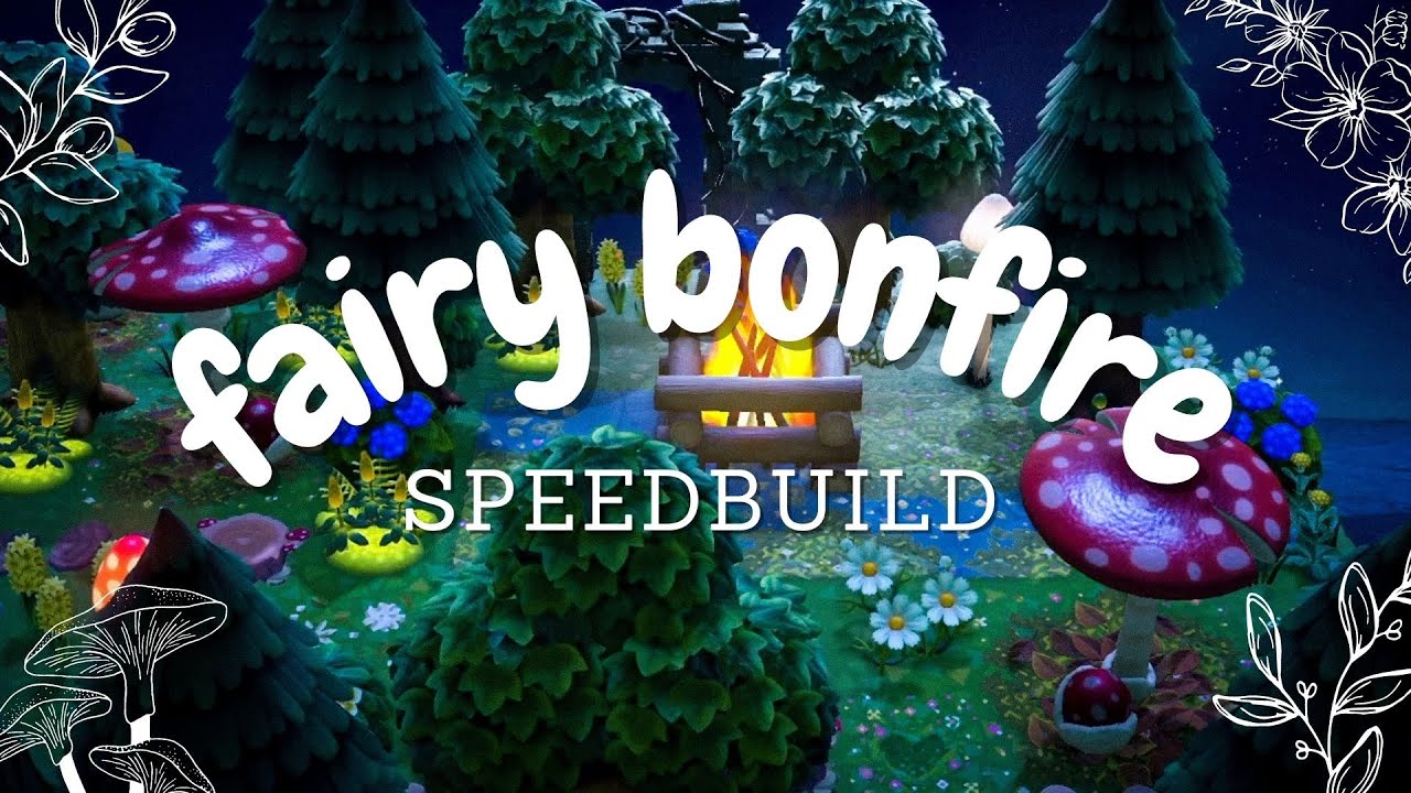 finishing the fairy forest! 🧚‍♂️ | speedbuild | acnh