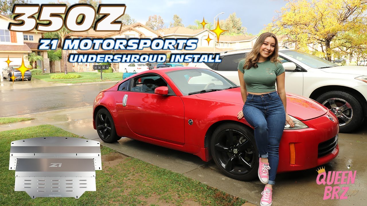 350Z Z1 Motorsports Undershroud install