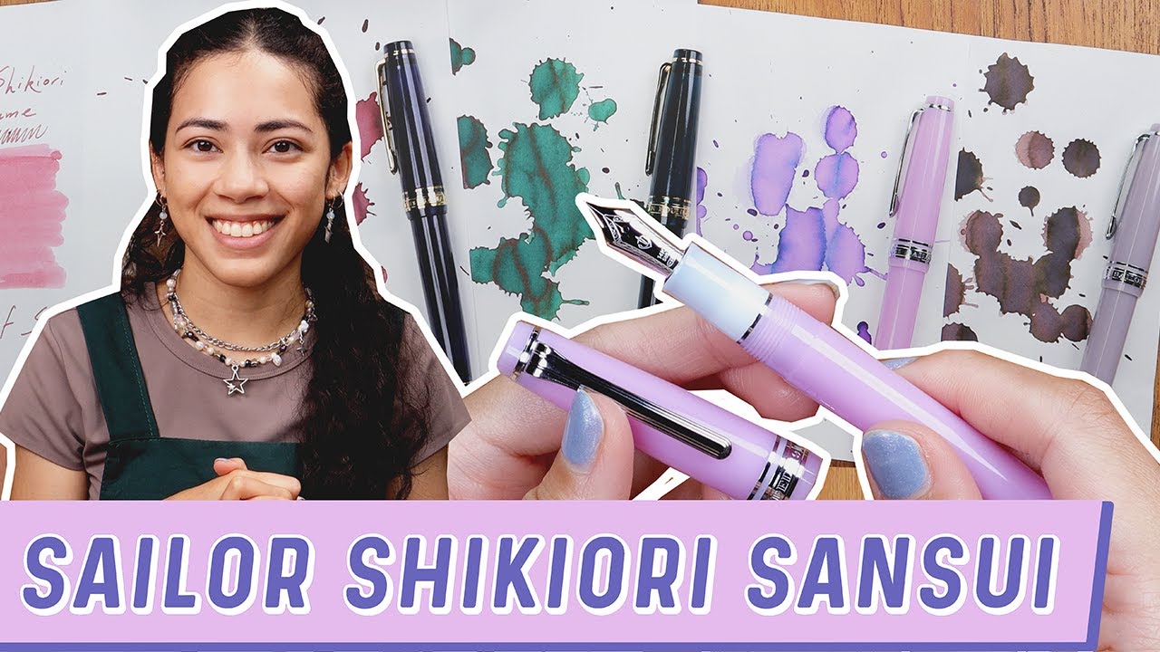 Unboxing the Sailor Shikiori Sansui Series - Fountain Pens & Inks!