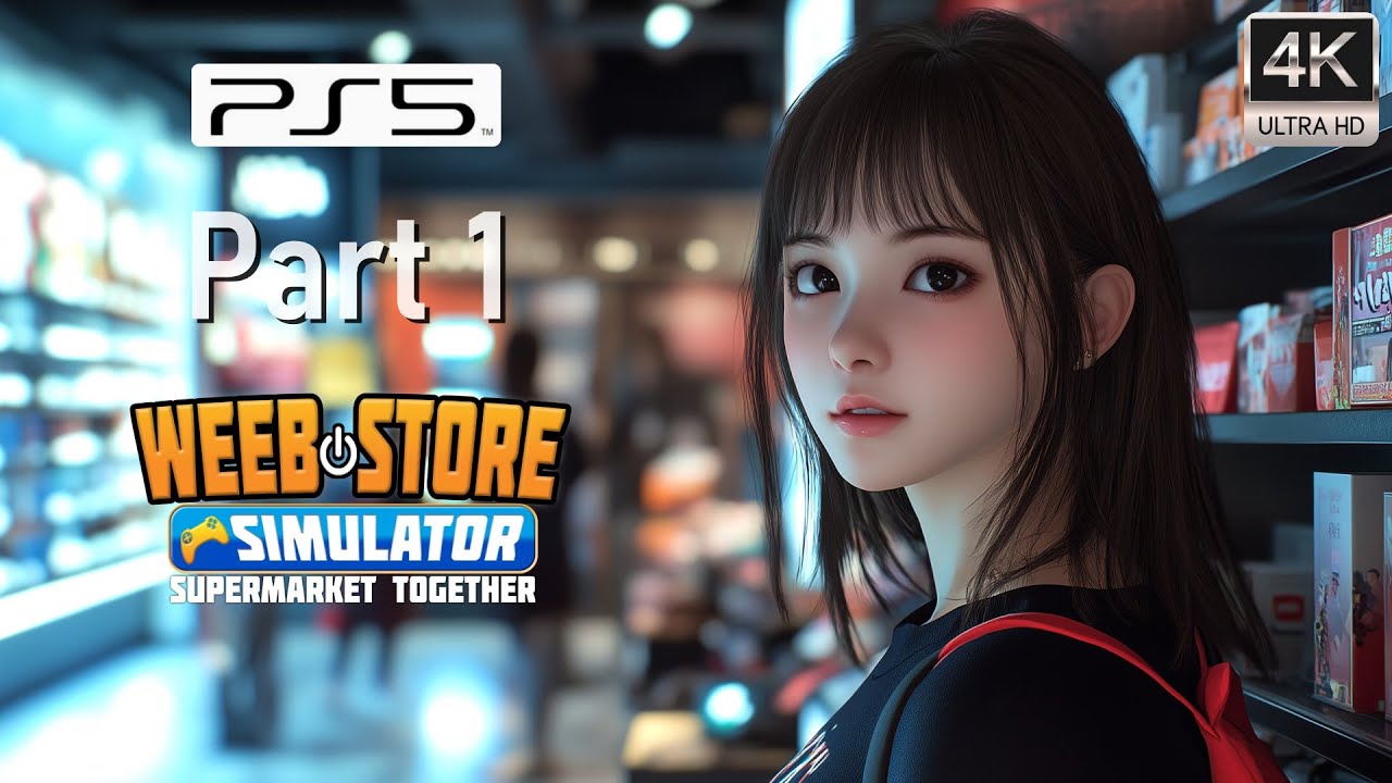 Weeb Store Simulator: Supermarket Together - PS5 Gameplay - Part 1