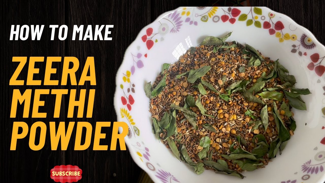 Zeera Methi Powder👌How To Make Zeera Methi  Powder😮#youtubevideo #jeerapowder
