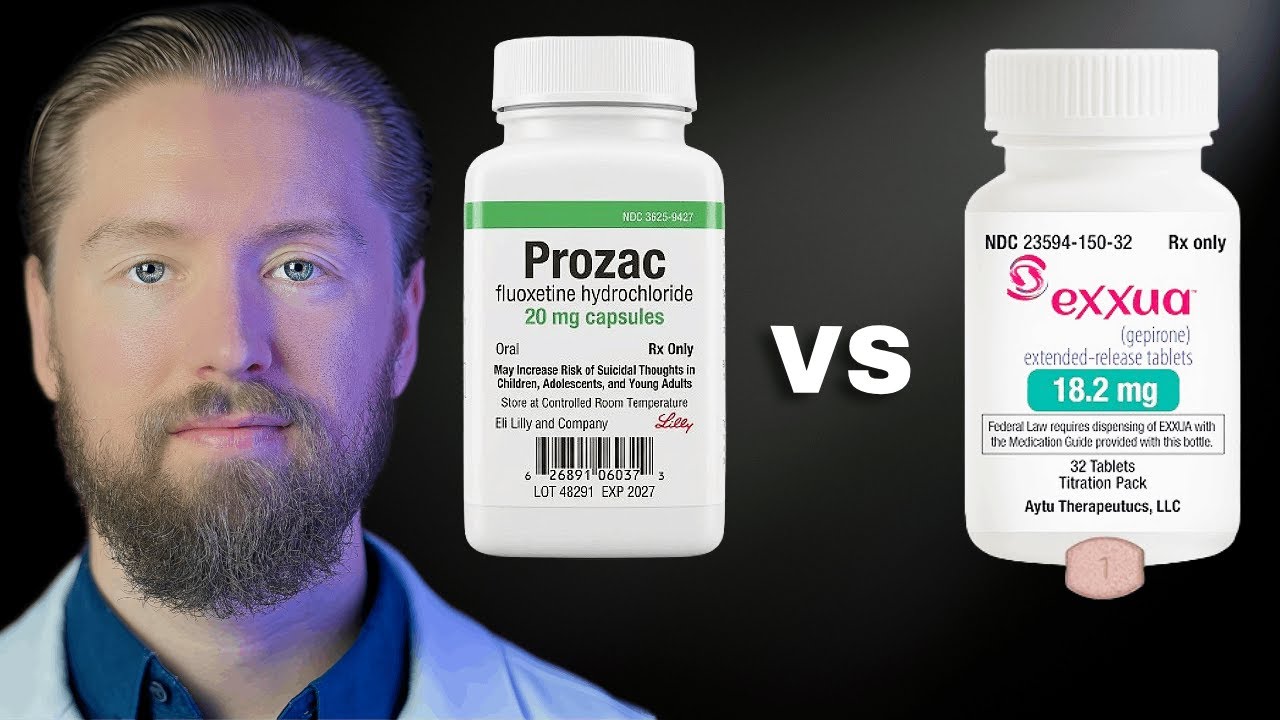 Exxua vs. Prozac, which is BEST for Major Depressive Disorder?